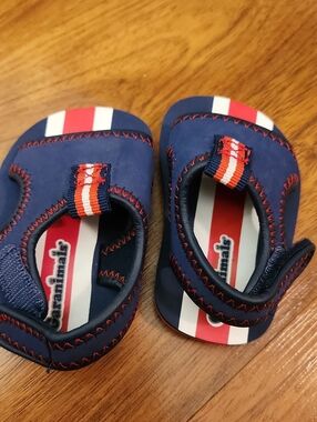 Garanimals Navy and Red Striped Baby Water Shoes